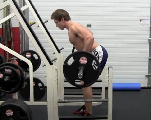 bent over rows